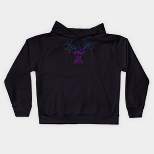 pink deer Kids Hoodie